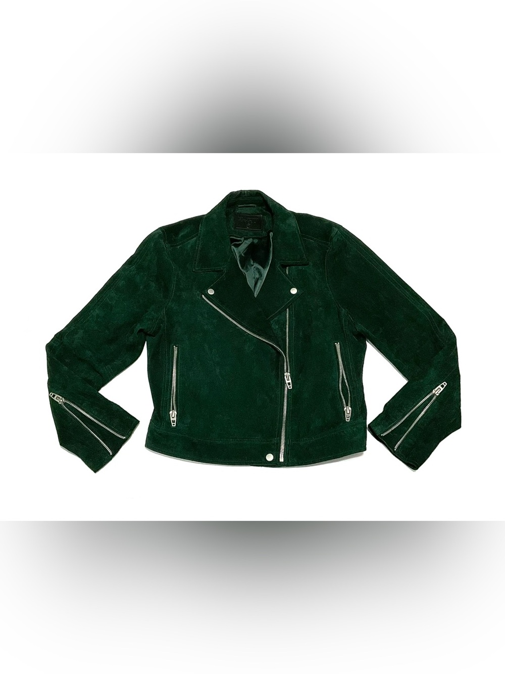 Women’s Blank NYC Suede Leather Moto Jacket